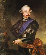 Johann Georg Ziesenis State Portrait of Prince William V of Orange Sweden oil painting artist